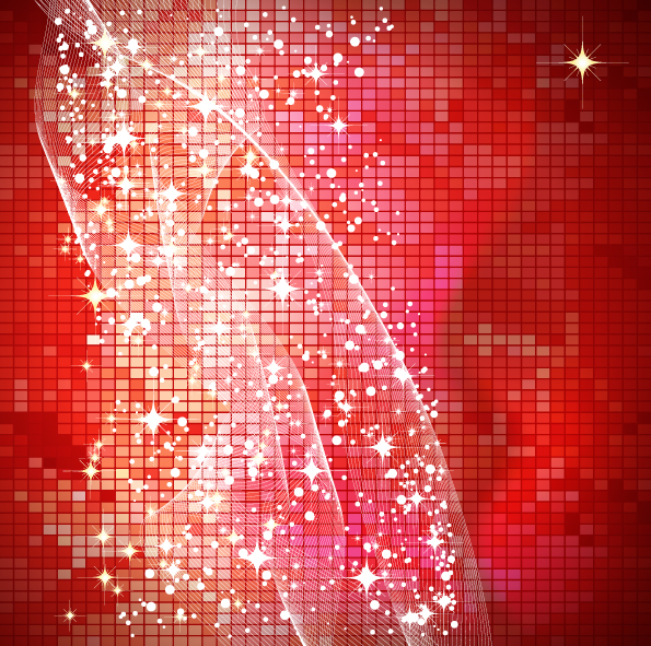 free vector Star bright red background vector